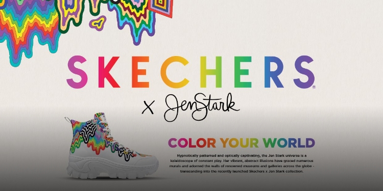 Skechers x Jen Stark: Color Your World