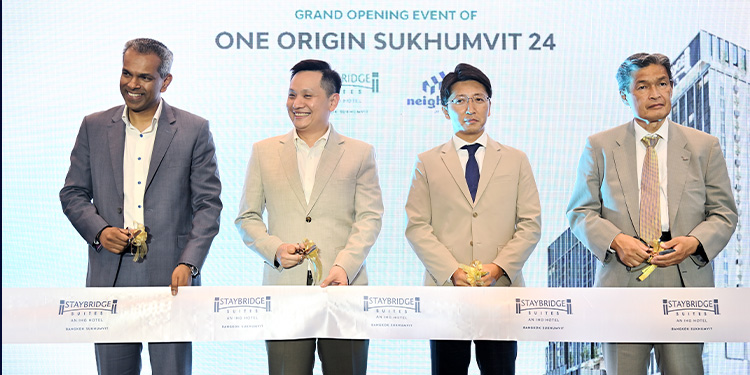 “วัน ออริจิ้น” ผนึก “โนมูระ-IHG” เปิดบริการมิกซ์ยูสใหม่ “วัน ออริจิ้น สุขุมวิท 24” ผสานโรงแรมสเตย์บริดจ์ สวีทแห่งที่ 2 ในเอเชียแปซิฟิก-คอมมูนิตี้มอลล์กลิ่นอายญี่ปุ่น