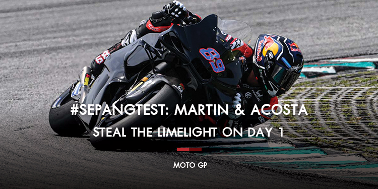#SepangTest: Martin & Acosta steal the limelight on Day 1