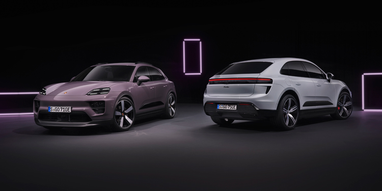 รถยนต์ไฟฟ้าสปอร์ต SUV รุ่นใหม่ล่าสุด Porsche Macan 4 และ Macan Turbo