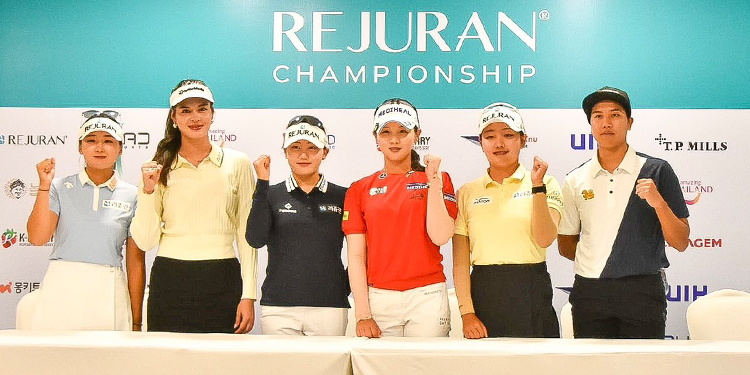 สวิงสาวเกาหลี ไม่หวั่นแม้อากาศร้อนร้อน สู้แมทช์รีจูรัน  ในเมืองไทยเต็มที่ เคแอลพีจีเอ ทัวร์