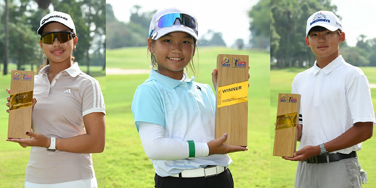 ริวแตโอ และ สิริกร ผงาดแชมป์สนาม 2 สวิงเอสเอที-จีพีเอส จูเนียร์ ที่เกรีนวัลเลย์ ระยอง