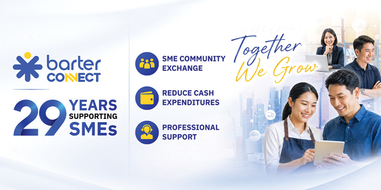 Barter Connect ฉลอง 29 ปี เปิด Brand New Concept "Together We Grow" สร้างระบบนิเวศธุรกิจ หนุน SME ไทยเติบโตไปด้วยกัน