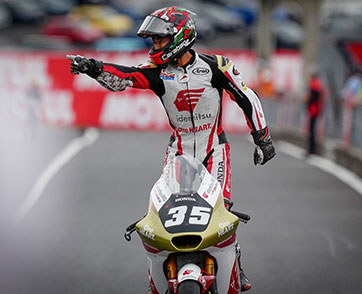 Nerves of steel: three points in it as Martin outpaces Pecco in the rain and Marquez returns to the rostrum