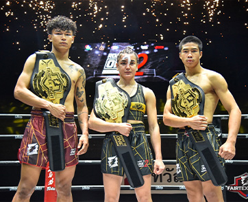 สิ้นสุดการรอคอย สำหรับแชมป์ FairtexFight Road To ONE Thailand ซีซั่น2 จบลงเป็นที่เรียบร้อย และได้ผู้ชนะพร้อมเซ็นสัญญากับทาง ONE มูลค่า 3,600,000บาท ทั้ง3 รุ่นน้ำหนัก