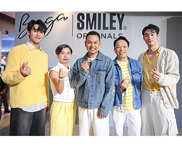 BAGA x SMILEY® คว้าตัว “ฟอส-บุ๊ค” ร่วมงาน Exclusive Launching Event with Force-Book ภายใต้คอนเซ็ปต์ TAKE THE TIME TO SMILE®