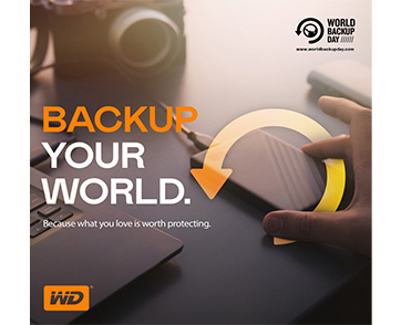 ให้ Western Digital ช่วยปกป้องข้อมูลดิจิทัลของคุณให้ปลอดภัยในวัน World Backup Day นี้ 