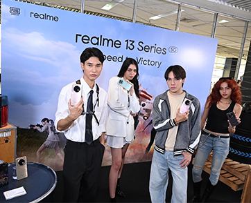 Speed To Victory! เปิดตัว “realme 13 Series” ที่ทุกคนรอคอย อัพเกรดชิปเซ็ตตัวแรงในราคาเริ่มต้นเพียง 8,999 บาท