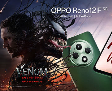 OPPO จับมือ Venom ร่วมมอบประสบการณ์ศึกใหญ่ครั้งสุดท้าย  The Last Dance ปลดปล่อยพลังแห่ง OPPO Reno12 F 5G