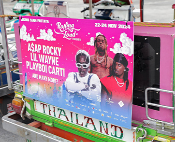 “Rolling Loud Thailand” ปล่อยรถตุ๊กตุ๊กขบวนใหญ่รอบกรุงเทพฯ ผลักดัน Soft Power