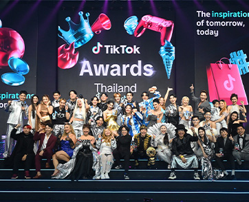 เผยแล้ว! ครีเอเตอร์ไทยตัวท็อปแห่งปี  ผู้ชนะรางวัล TikTok Awards Thailand 2024 14 รางวัลสำหรับผู้สร้างคอนเทนต์คุณภาพและปรากฏการณ์ที่สร้างอิทธิพลเชิงบวกต่อสังคม