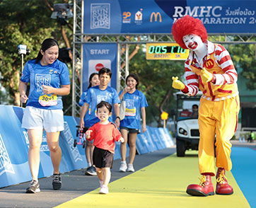 รวมพลังใจ! นักวิ่งกว่า 5,000 คน ตบเท้าเข้าร่วมงานวิ่งการกุศล  ‘RMHC Mini Marathon Run For Kids วิ่งเพื่อน้อง 2024’  ระดมทุนช่วยเหลือผู้ป่วยเด็กและครอบครัว