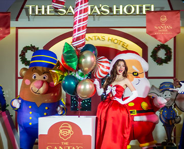 ภาพบรรยากาศงาน MEGA HAPPINESS SEASON 2024 GRAND OPENING OF THE SANTA S HOTE