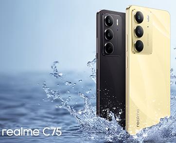 เปิดตัว “realme C75” สมาร์ตโฟนสุดแกร่งแห่งปี หนึ่งเดียวในเซกเมนต์กับเรต IP69 ทนน้ำ ทนกระแทกขั้นสุด พร้อมชูมาตรฐาน TÜV Rheinland Rugged Smartphone 