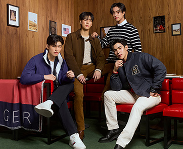 TOMMY HILFIGER ต้อนรับ 4 หนุ่ม ปอนด์ ภูวินทร์ เจมีไนน์ และโฟร์ท เข้าสู่ Tommy Family ในฐานะแบรนด์แอมบาสเดอร์คนล่าสุด