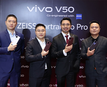  vivo เปิดตัว V50 สมาร์ตโฟนพอร์ตเทรตกล้อง ZEISS ส่งท้ายเดือนแห่งความรัก ในคอนเซ็ปต์ ‘ถ่ายที่รักอย่างโปร’ ราคาเริ่มต้น 15,999 บาท