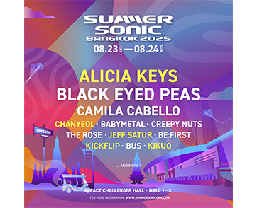 “ALICIA KEYS” มาแน่! “CHANYEOL” พร้อมศิลปินญี่ปุ่น เกาหลี ไทยอีกมากมาย เตรียมขึ้นเวที SUMMER SONIC BANGKOK 2025
