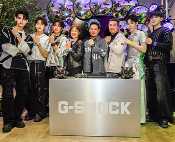  5 หนุ่ม PERSES อวดลุคเท่ พร้อมนาฬิกา G-SHOCK รุ่น GA-V01