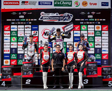 มันส์ระดับโลก NEXZTER BRIC Superbike สนาม 2 "แสตมป์" เฉือนคว้าชัย-นทีธาร รับแชมป์สองสนามรวด