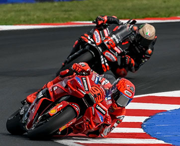 Marc Marquez wins on the way to Championship point in Motegi as the duo trade fastest laps to the flag