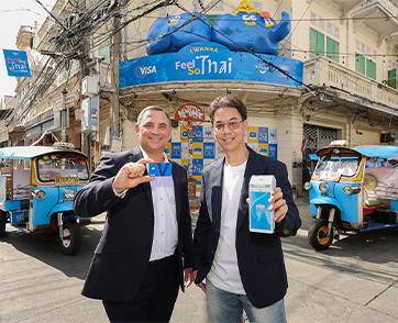 เปิดประสบการณ์ใหม่ของการเดินทาง: วีซ่าและธนาคารกรุงไทย เปิดตัวบริการชำระเงินผ่านบัตรกับรถตุ๊กตุ๊กในกรุงเทพฯ ได้แล้ววันนี้ 