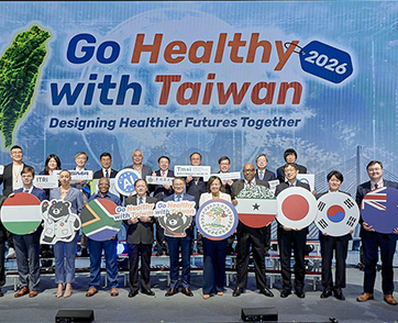 ไต้หวัน เปิดตัวแคมเปญระดับโลก ‘Go Healthy with Taiwan 2026’  ชวนนานาประเทศร่วมสร้างนวัตกรรมต้นแบบเพื่อสุขภาพที่ดีและยั่งยืนไปด้วยกัน