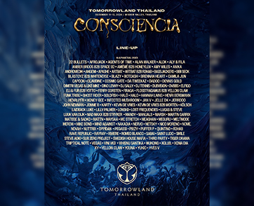 เปิดโผไลน์อัพศิลปิน Tomorrowland Thailand  ก่อนระเบิดความยิ่งใหญ่ครั้งประวัติศาสตร์ ณ Wisdom Valley