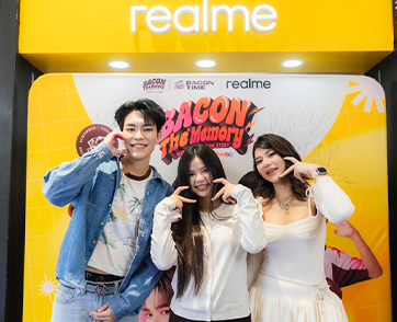 realme ร่วมสร้างความประทับใจในงาน "BACONTIME THE MEMORY” พร้อมพาแฟนเกมสัมผัสประสบการณ์ Gaming Master อย่างใกล้ชิด