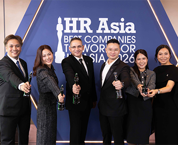 ดานอน ประเทศไทย กวาด 5 รางวัล HR Asia Awards 2026 ขับเคลื่อนความเปลี่ยนแปลงผ่านคน สู่การเติบโตอย่างยั่งยืนร่วมกัน