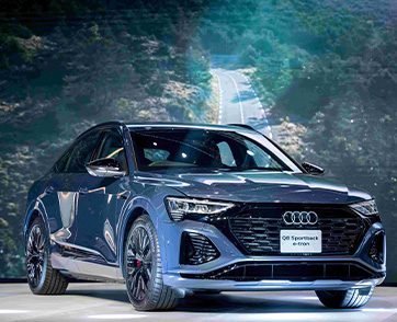 อาวดี้ รุกต่อเนื่อง เปิดตัว Audi Q8 e-tron เทคโนโลยี เจเนอเรชั่นล่าสุด   สร้างมาตรฐานใหม่รถไฟฟ้า พรีเมียมเซกเมนต์