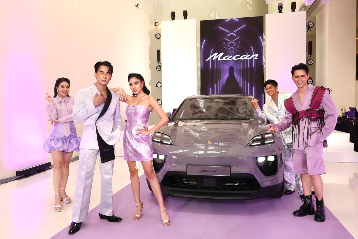 รถยนต์ไฟฟ้าสปอร์ต SUV รุ่นใหม่ล่าสุด Porsche Macan 4 และ Macan Turbo